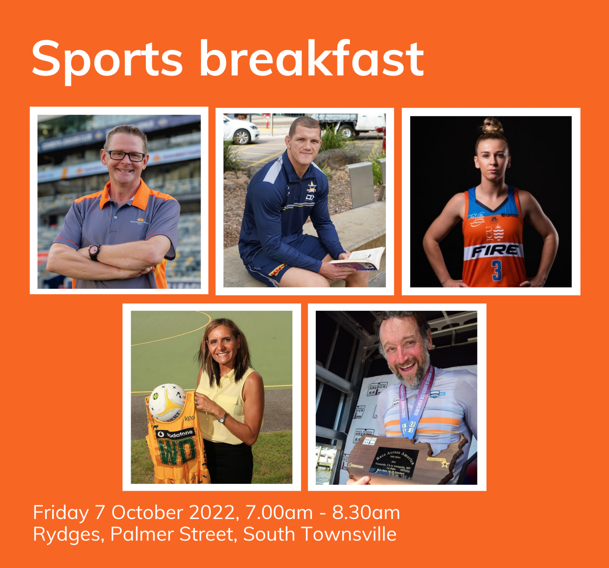 Sports breakfast - Friday 7 October