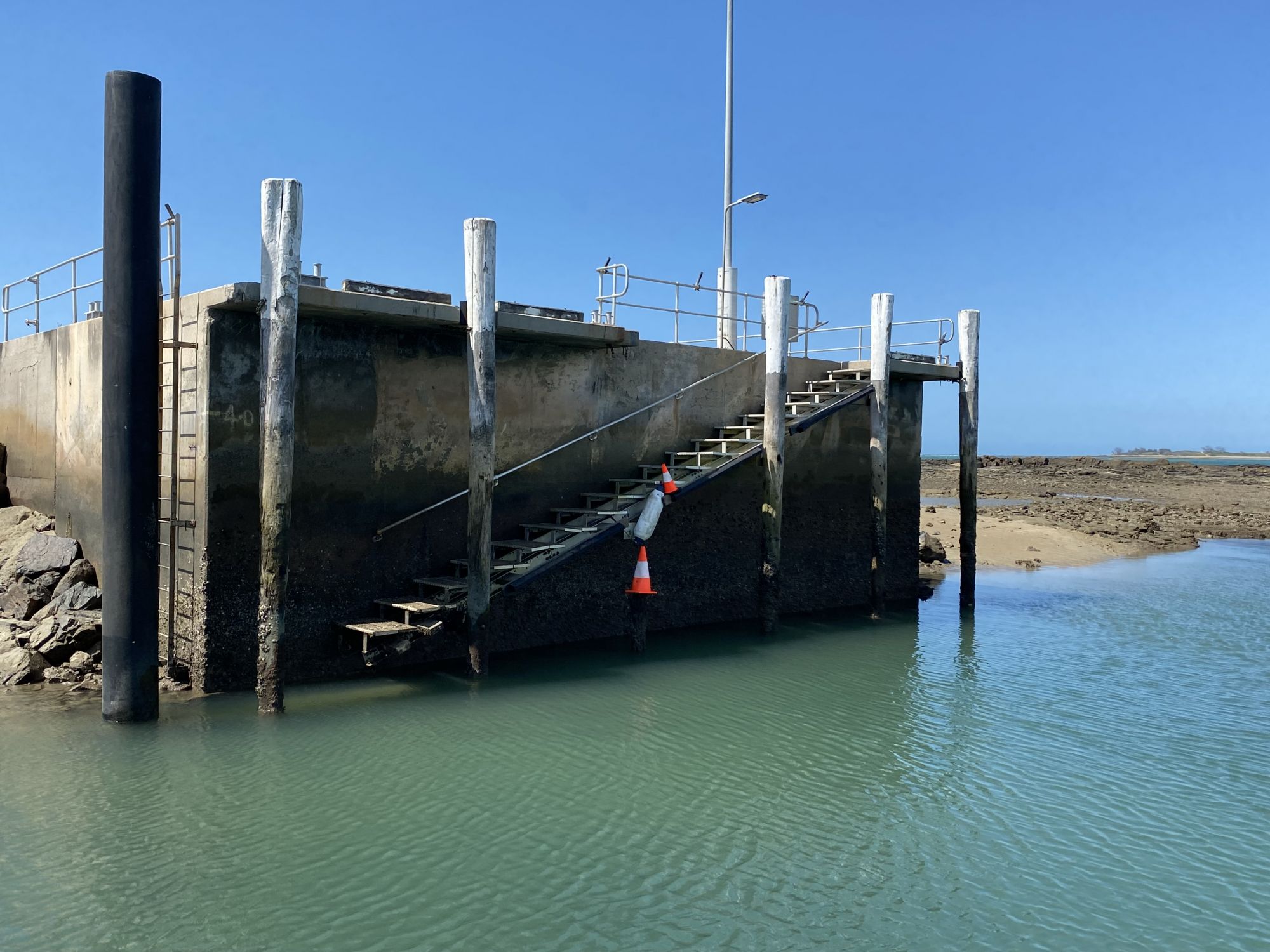 Curtis Island Fender Piles 