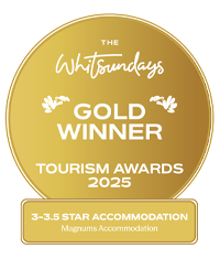 The Whitsundays Tourism Awards 2025 Gold Winner 3-3.5 Star Accommodation