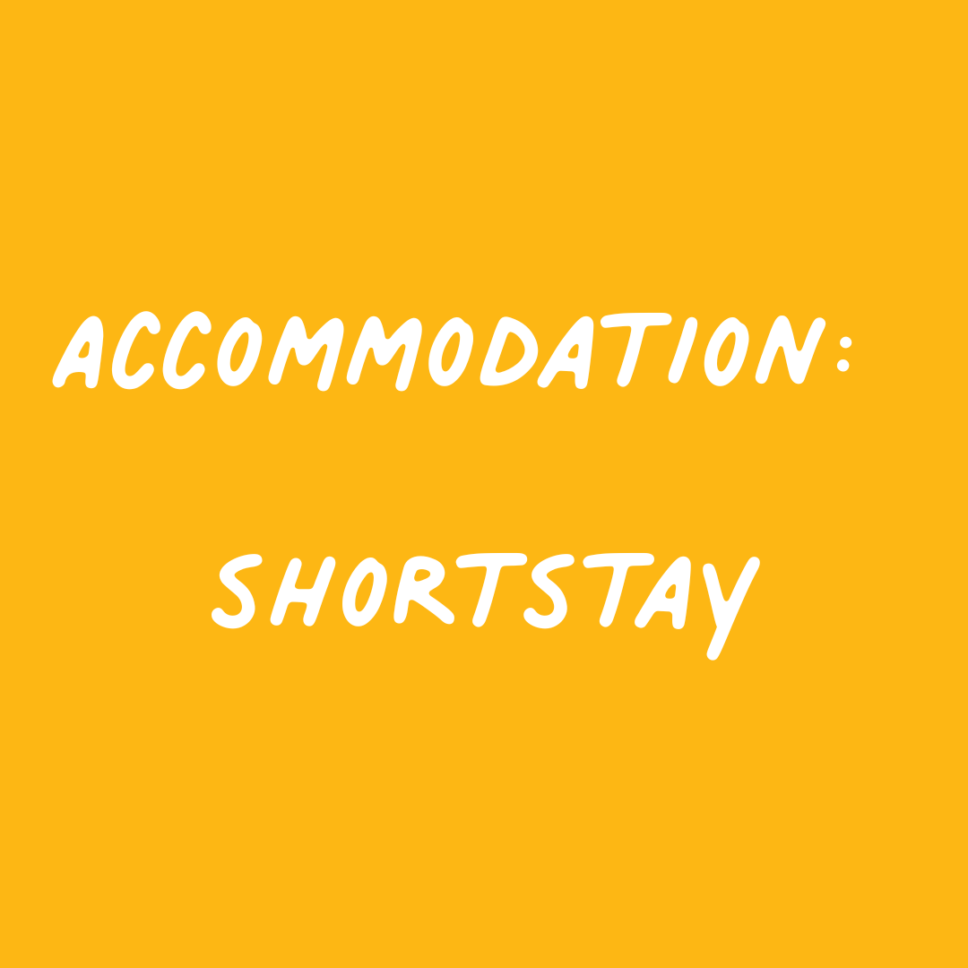 Accommodation: Shortstay