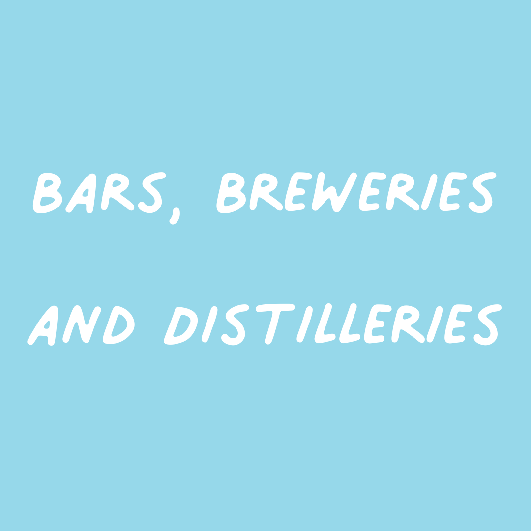 Bars, Breweries and Distilleries 