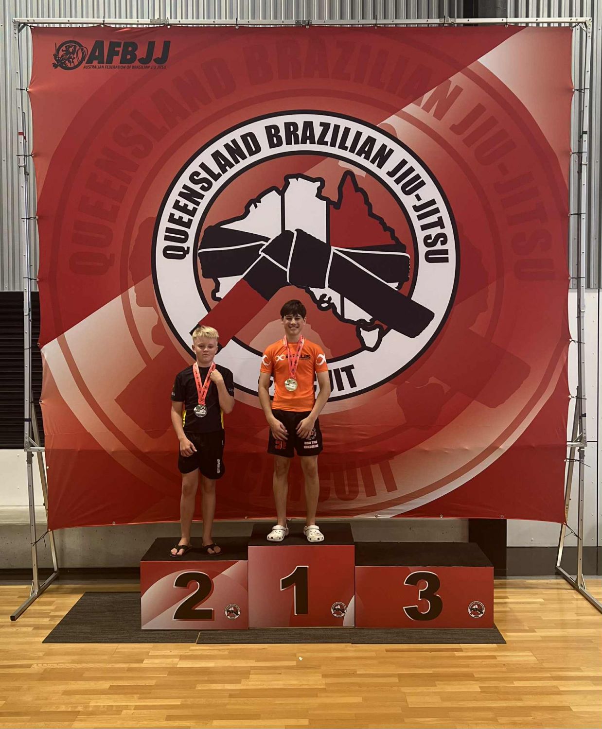 Jaylan dominated the competition, taking 1st place with exceptional skill and heart—leading UMF’s BJJ 6-14 Top Team